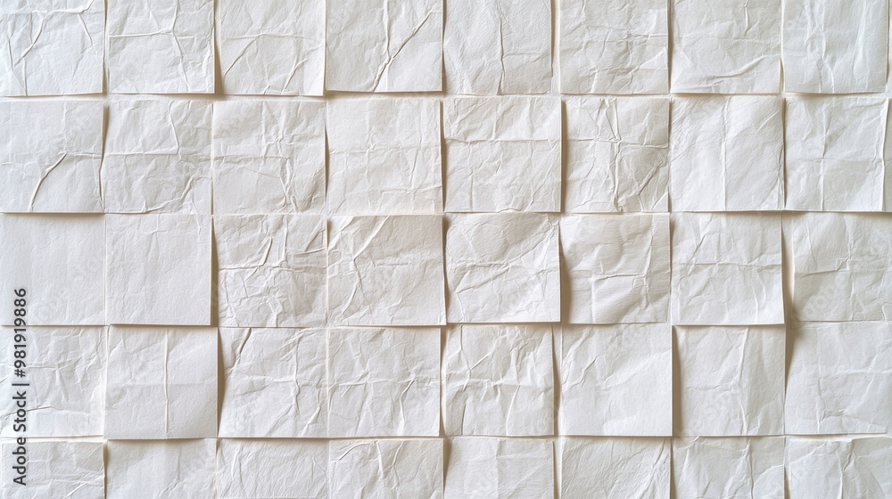 Poster white crumpled paper texture background abstract design elements