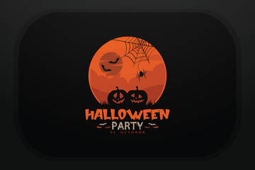 Halloween Party T-shirt Design