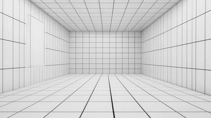 Minimalistic 3D Empty Space for Design, Text Background