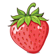 strawberry isolated on white background