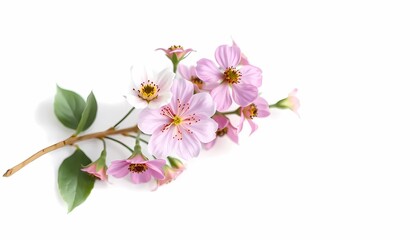 Obraz premium branch of lilac isolated on white