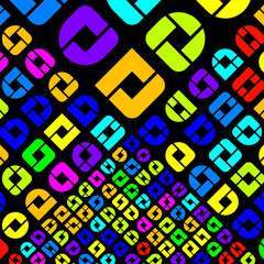 Geometric pattern texture for modern art design