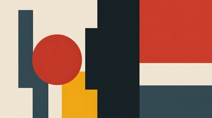 Simple Typography: A flat design poster featuring minimalist, sans-serif typography with clean, uniform weights, no decorative elements, and a strong emphasis on readability