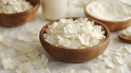floral display ,white floral