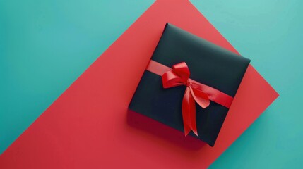 Top view of a graduation gift, clean bright background, graduation cap, celebratory and proud.