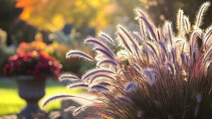 Fountain Grass in the garden