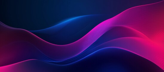 Abstract background featuring blue and purple gradient shapes with smooth curves and large flat forms on a dark blue backdrop. A minimalist vector illustration with light pink and red gradients