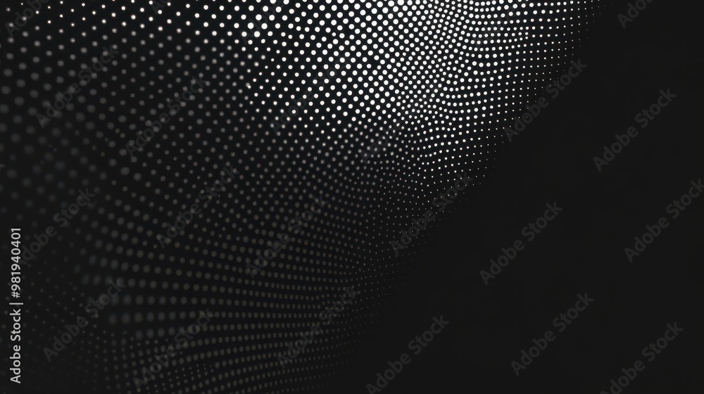 Poster black noise stipple dots halftone gradient isolated png dynamic textured grunge background transpare