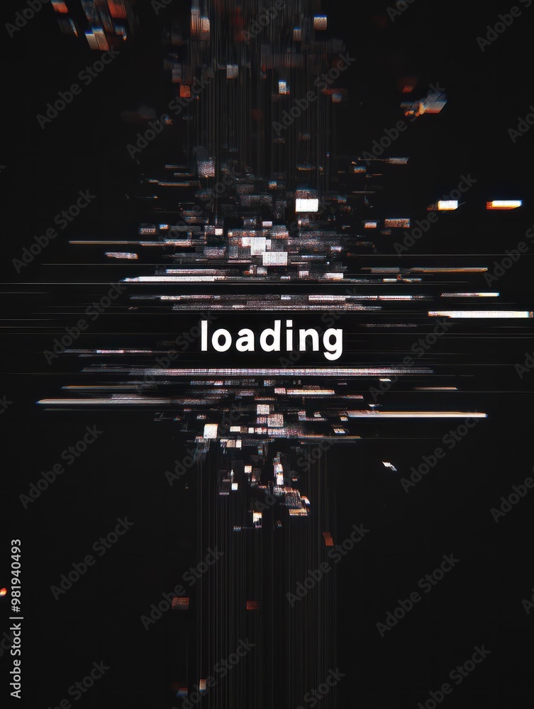 Poster black text 