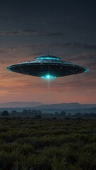 UFO flying saucer.
