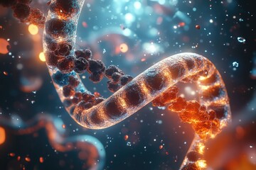 Medical or science with soft light background