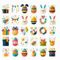 Obraz premium Easter Icons