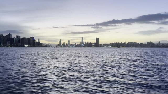 Hong Kong Skyline from Kai Tak while passing by on a ferry
16:9 Video