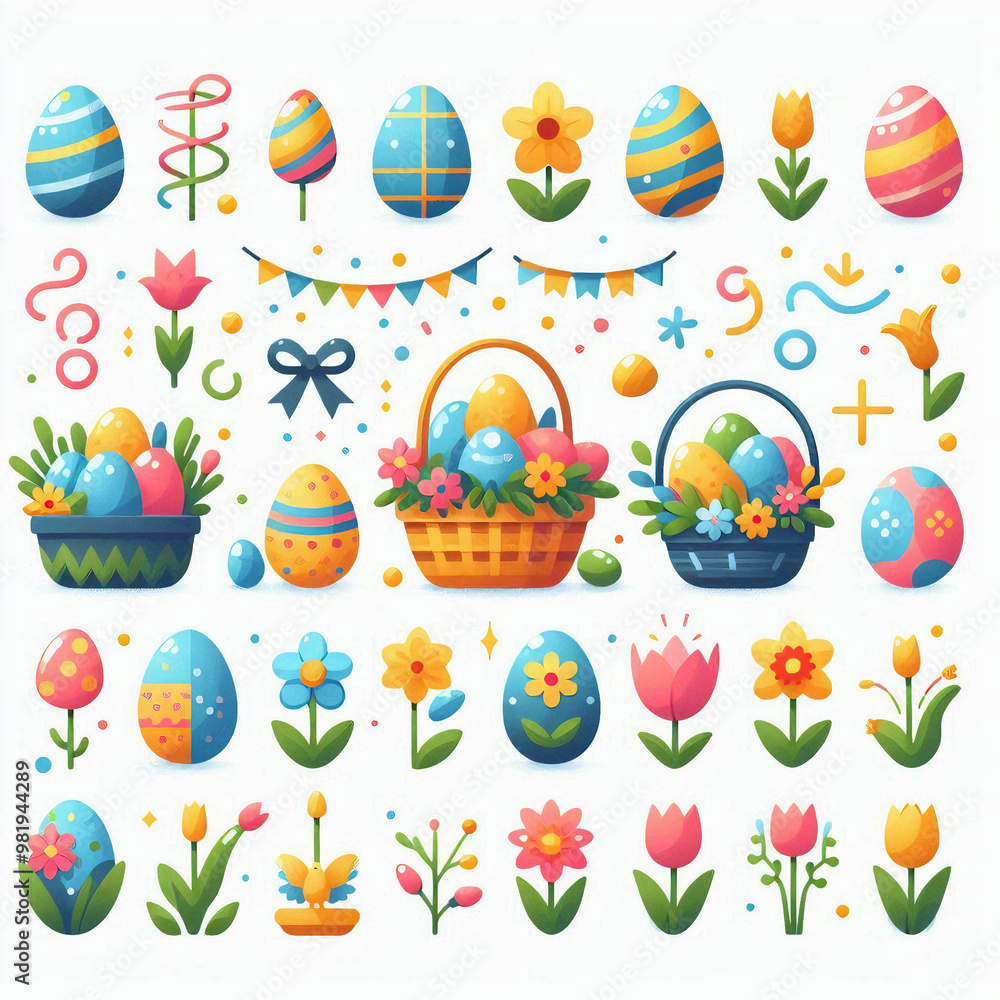 Canvas Prints Easter Icons