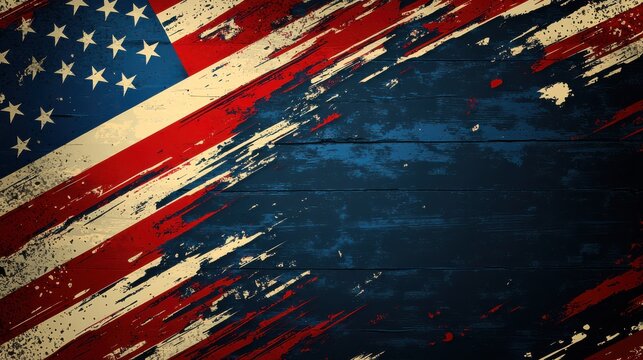American Flag Banner for Sports or Holiday Celebration
