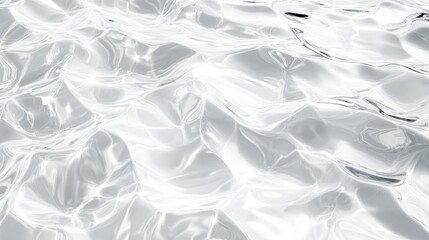 Obraz premium Seamless realistic water ripples or ocean waves summer background. transparent overlay. Sparkling white crystal clear refreshing swimming pool, fountain, pond or lake pattern. 3D rendering