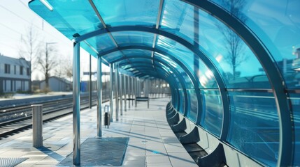 Shelter Walls: Transparent or solid panels made of glass or metal, providing wind protection and a level of privacy for those waiting in bus shelters.
