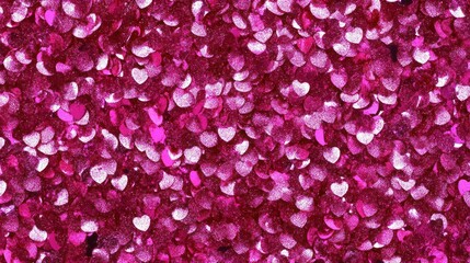 Fototapeta premium elegant hot pink glitter sparkle confetti texture christmas abstract background seamless pattern