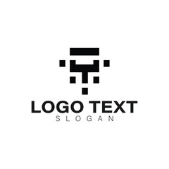 vector design elements for your company logo, virus studio monogram logo. modern logo design, business corporate template. virus studio icon.