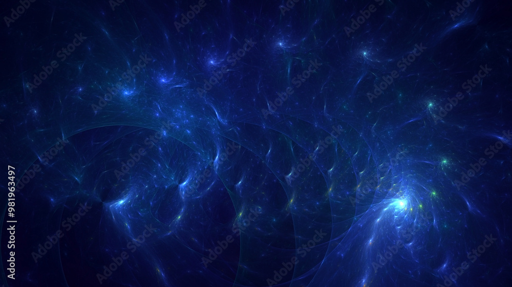 Poster 3d manual rendering abstract fractal polygon background. its not ai generatd illustration.
