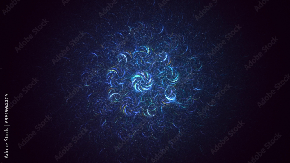 Poster 3d manual rendering abstract round hole light background. its not ai generatd illustration.