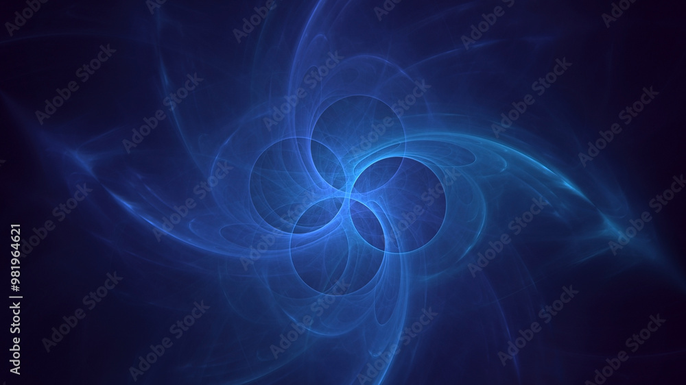 Poster 3d manual rendering abstract fantasy light fractal background. its not ai generatd illustration.