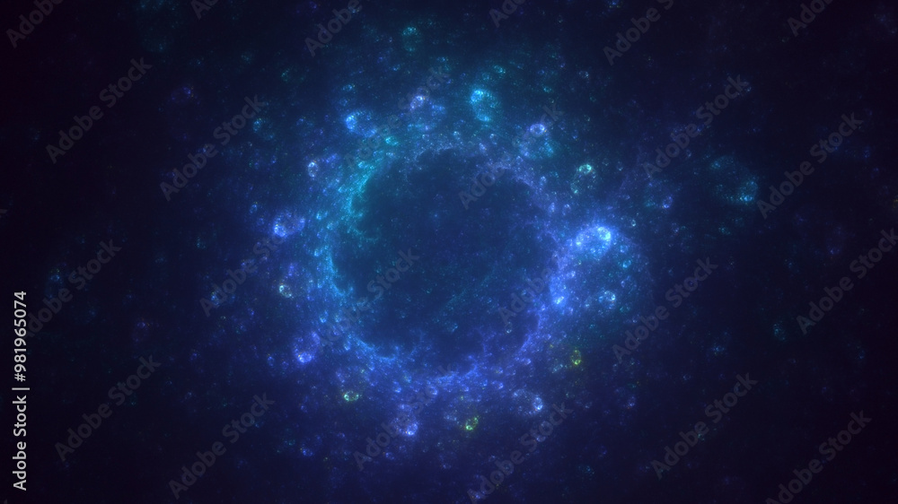 Poster 3d manual rendering abstract technology fractal background. its not ai generatd illustration.