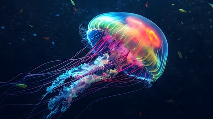 Fototapeta premium jellyfish in the water