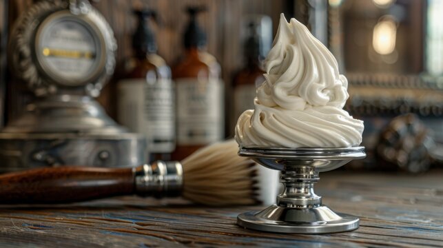Shaving Set: A timeless shaving set with a stainless steel razor, badger hair brush, and rich shaving cream, delivering an indulgent and classic grooming ritual.
