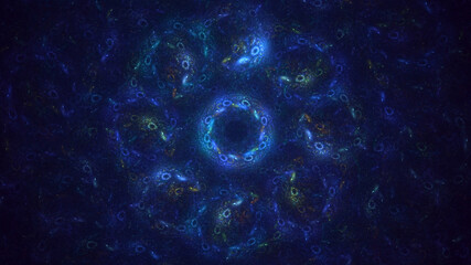 3D manual rendering abstract circle light background. Its not AI Generatd illustration.