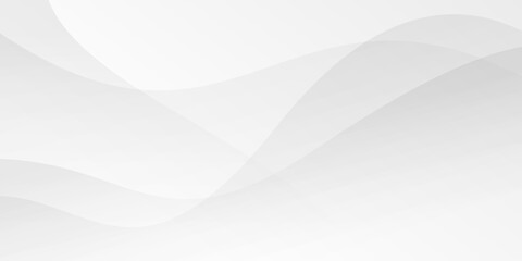 White background Abstract Minimal geometric waving light design