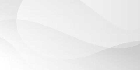 White and gray background modern abstract design stripes background with curve lines, wavy pattern