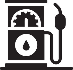 Oil icon symbol vector image Illustration
