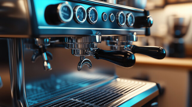 Espresso Machine in Professional Kitchen