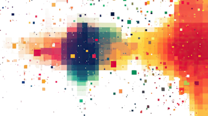 square pixel art on a white transparent background