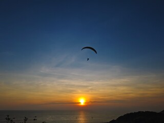 The sun sets at Phuket.