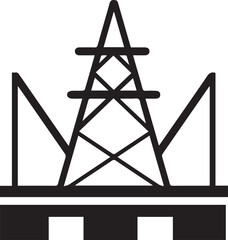 Oil icon symbol vector image Illustration
