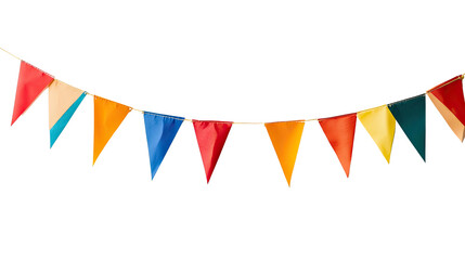 Obraz premium party flags on white transparent background