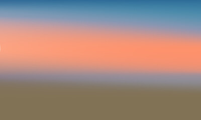 Sunset on the beach abstract gradient