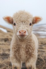 Obraz premium Cute baby lamb