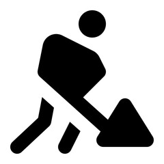 People Digging Icon