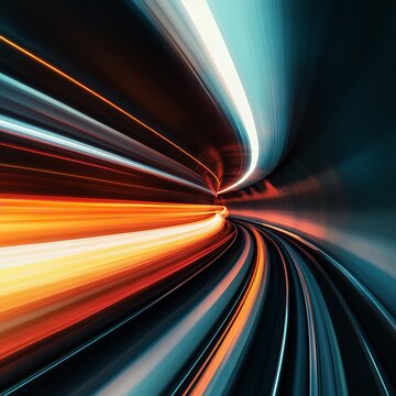 "Old Way or New Way with Abstract High Speed":