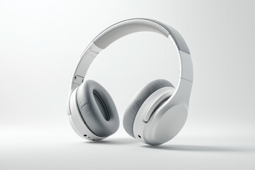Modern Wireless Headphone Mockup Isolated created with Generative AI