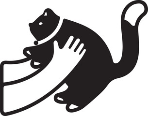 Cat icon symbol vector image illustration