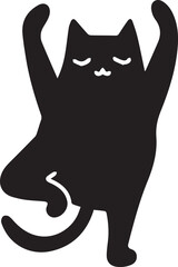 Cat icon symbol vector image illustration