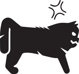 Cat icon symbol vector image illustration