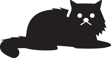Cat icon symbol vector image illustration