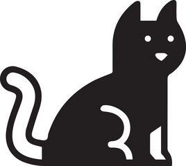 Cat icon symbol vector image illustration