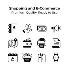 From finance to personal items, this versatile icon pack covers all essential needs