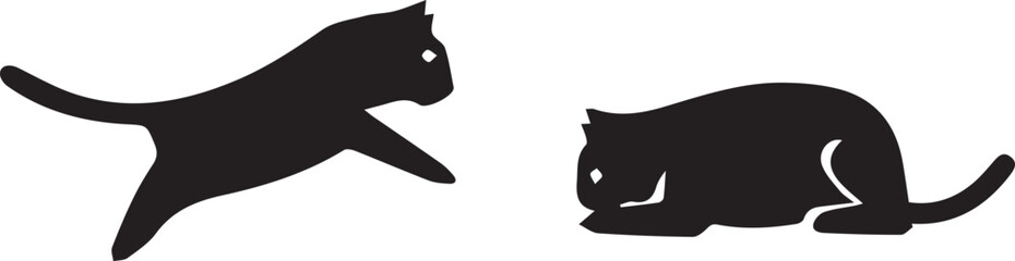 Cat icon symbol vector image illustration